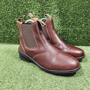 Tredstep Ireland Liffey Pull On Mahogany Chelsea Country Ankle Boots Womens 10.5